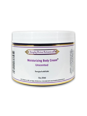 Moisturizing Body Cream, 12oz, Simply Divine Botanicals, Unscented