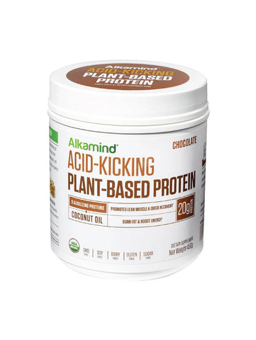 Acid Kicking Plant-Based Protein, 450g, Alkamind, Chocolate