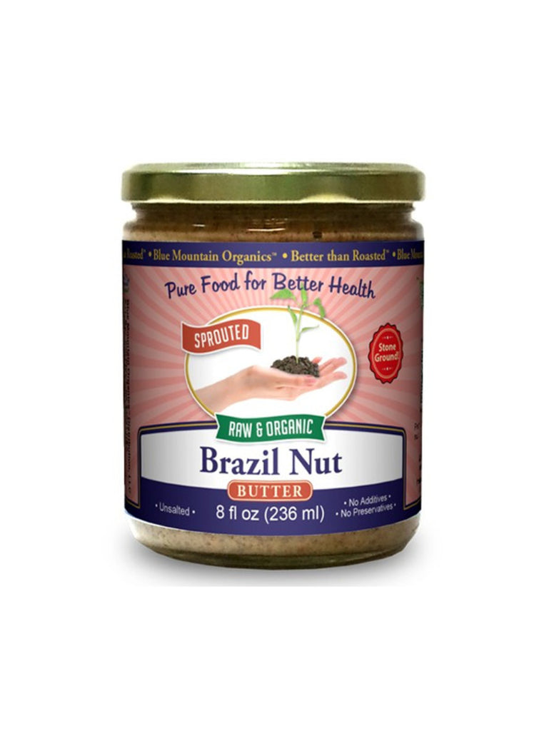 Brazil Nut Butter, Sprouted, 8oz, Blue Mountain Organics