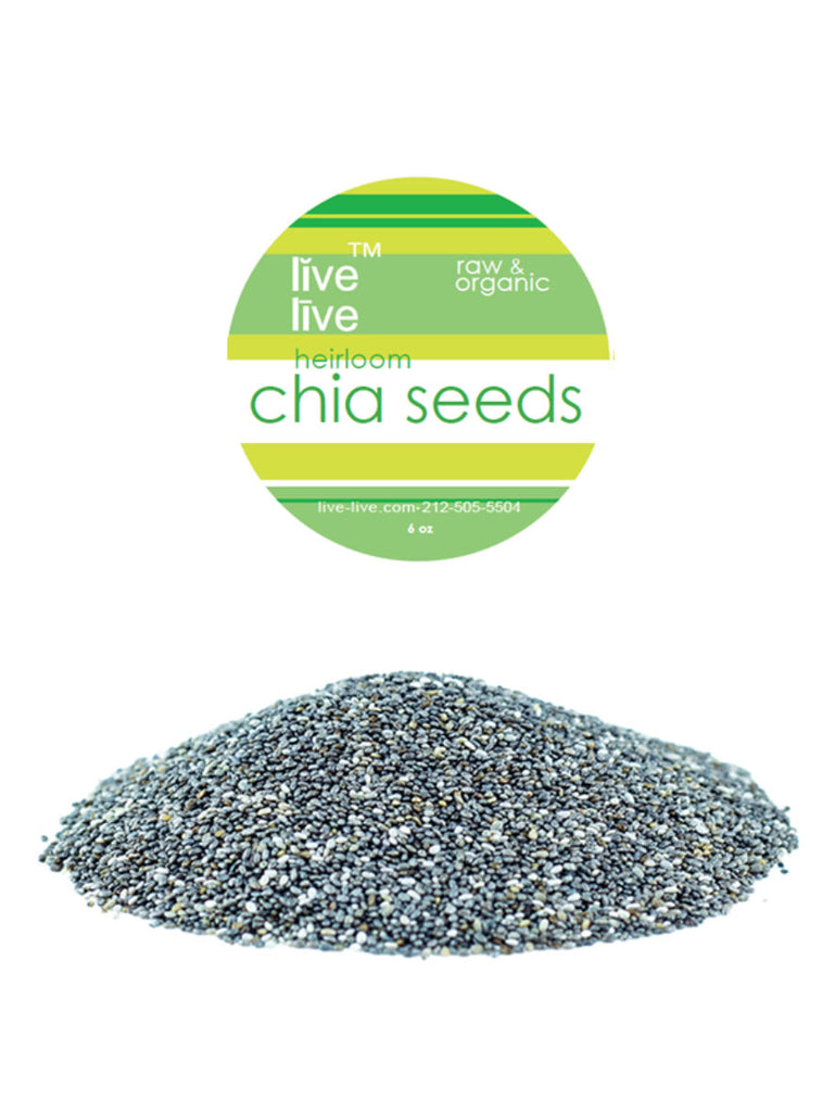 Chia Seeds, Organic, Live Live & Organic