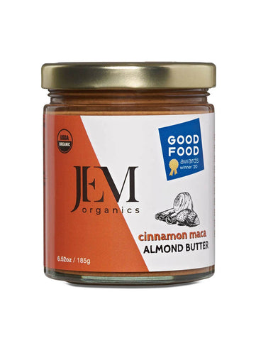 Cinnamon Maca Sprouted Almond Butter, 6oz, Jem