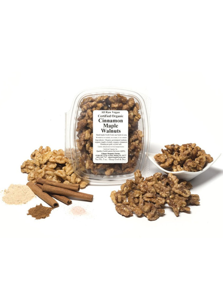 Cinnamon Maple Walnuts, 5oz, Glaser Organic Farms