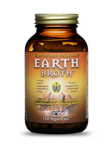 Earth Broth, 120 Veg Caps, HealthForce SuperFoods