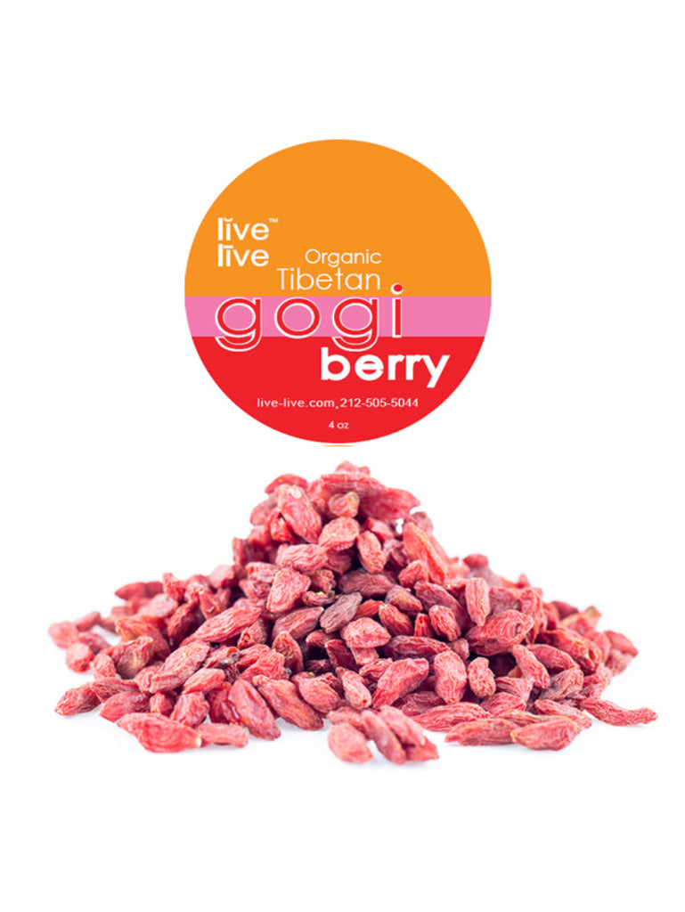 Goji Berries, Tibetan, 4oz, Live Live & Organic