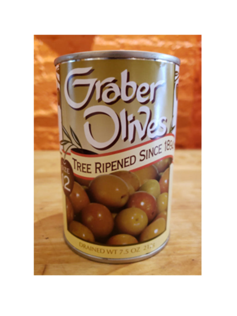 Olives, Tree Ripened, 7.5oz, Graber Olives