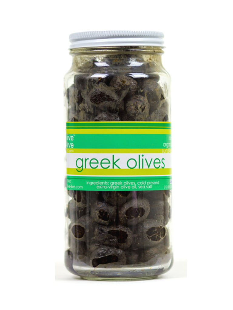 Olives, Greek, 12oz, Live Live & Organic