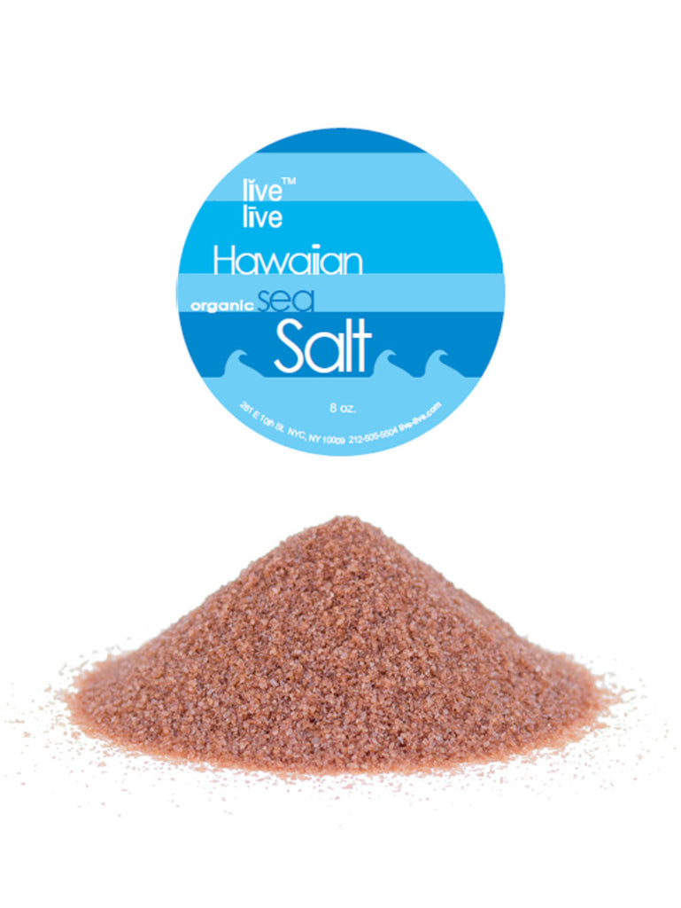 Hawaiian Red Salt, 8oz, Live Live & Organic