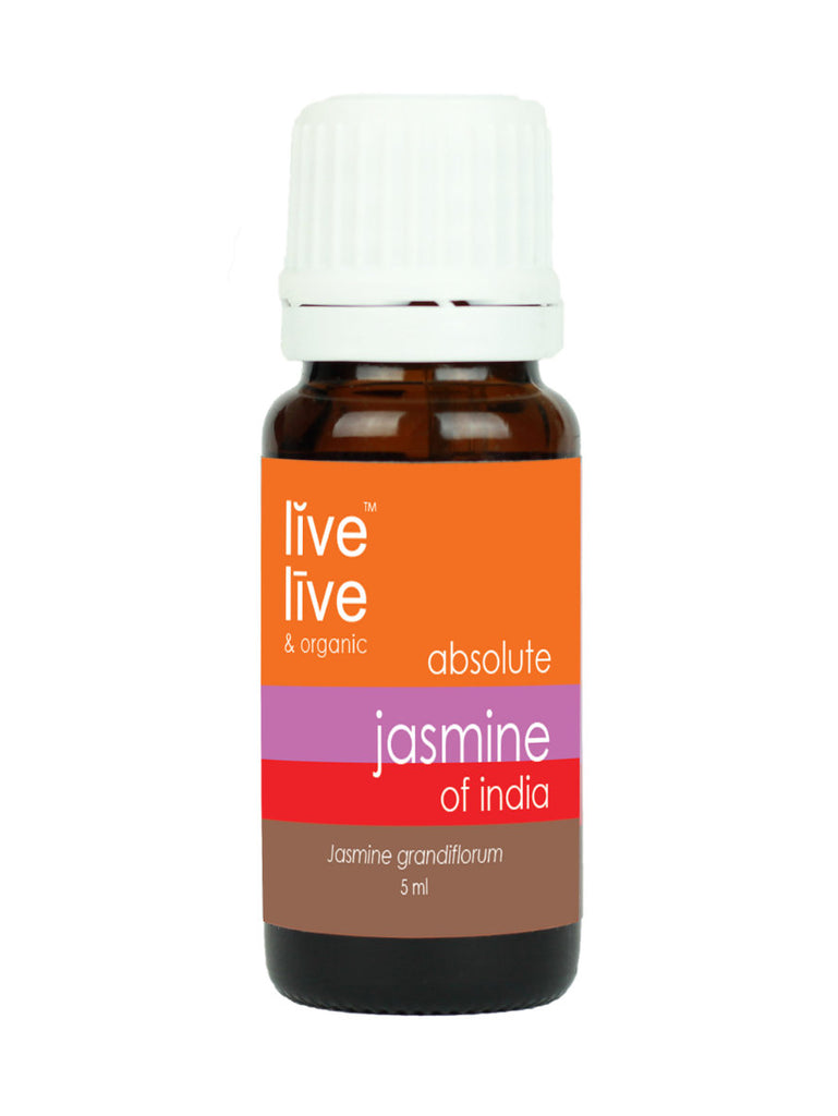 Jasmine Absolute of India Essential Oil, Jasmine grandiflorum, 5ml, Live Live & Organic