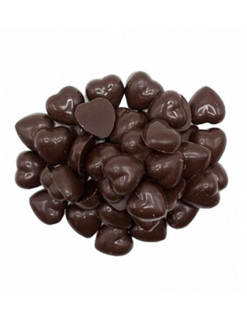 Raw Chocolate Hearts, Mint, 2oz, Rawmio, Hearts in a Pile