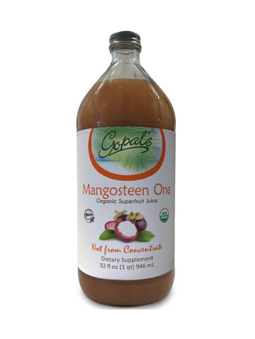 Mangosteen One, Organic Superfruit Juice, Gopal's HealthFoods