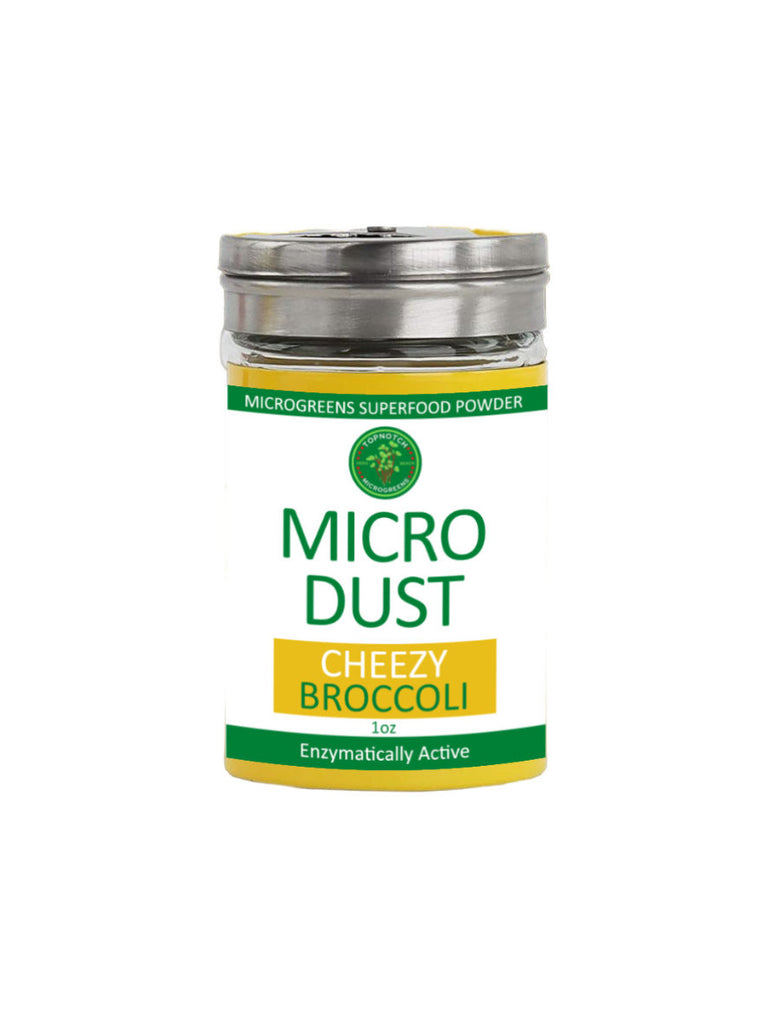 MicroDust, Cheezy Broccoli, Organic, 1oz, TopNotch Microgreens