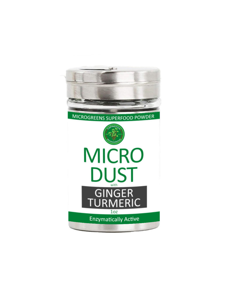 MicroDust, Ginger Turmeric, Organic, 1oz, TopNotch Microgreens