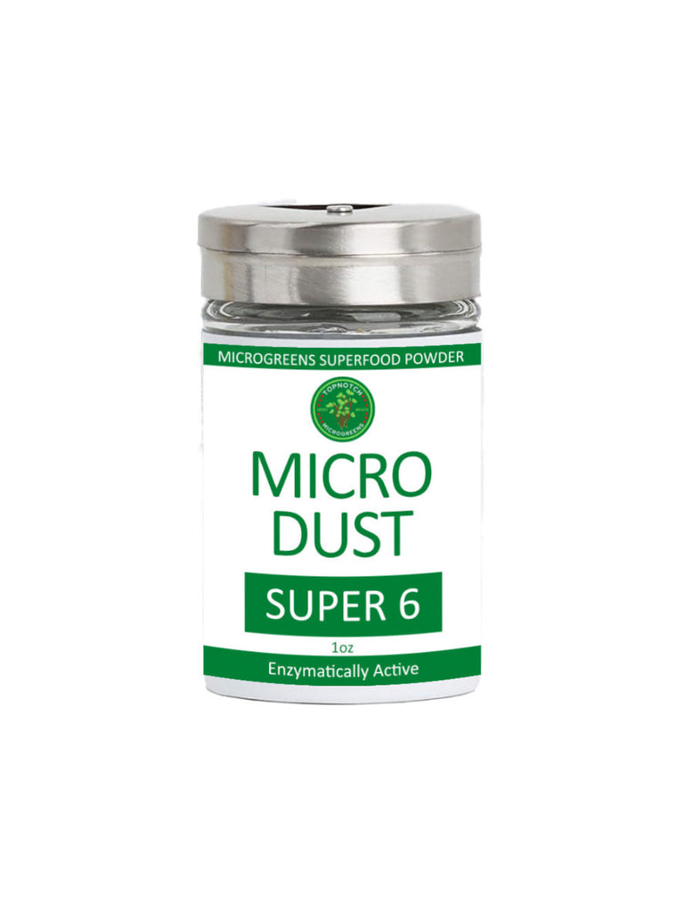 MicroDust, Super 6, Organic, 0.5oz, TopNotch Microgreens