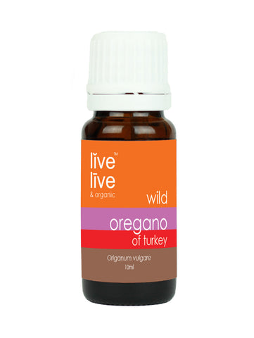Oregano of Turkey Essential Oil, Origanum vulgare, 10ml, Live Live & Organic