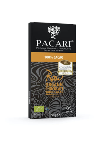 Pacari Chocolate Bars, Ecuadorian Cacao, 100%