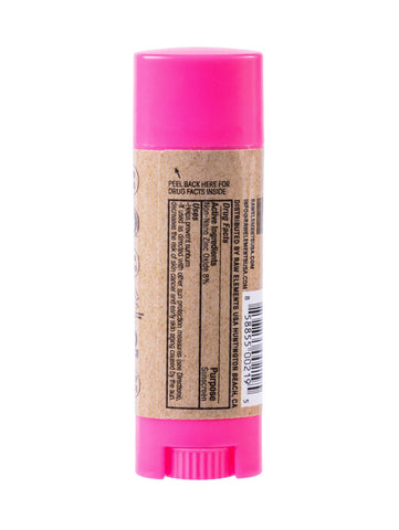 Pink Lip Shimmer, SPF 30, Raw Elements, Back