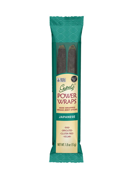 Power Wraps, Vegan Jerky Sticks, Gopal&amp;#39;s Healthfoods