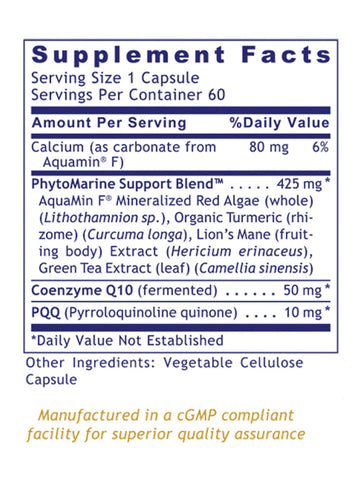 PQQ Complex with CoQ10, 60 Caps, Premier Research Labs, Supplement Facts