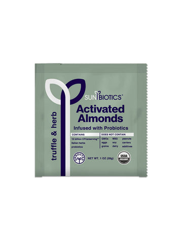 Sunbiotics Activated Almonds, Truffle & Herb, Gourmet Probiotic Snacks
