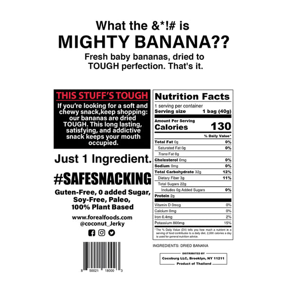 Mighty Banana, Original, FoReal Foods
