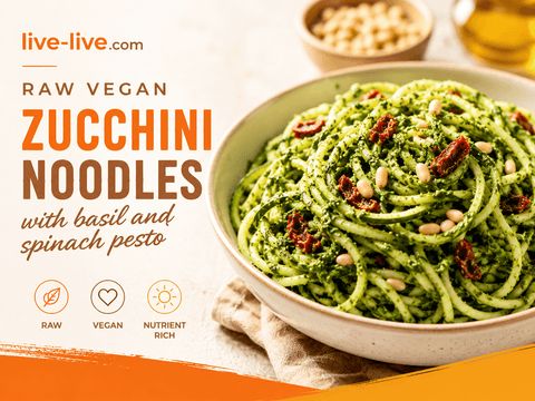 Zucchini noodles With Pesto Recipe