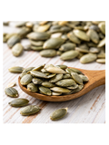 austrian pumpkin seeds on a spoon