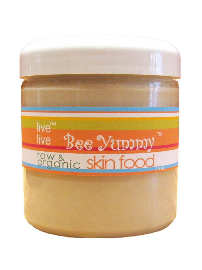 Bee Yummy Skinfood, Organic Face Moisturizer, Live Live & Organic 16oz