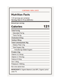 Beet Juice, Organic, Cold-Pressed, 8.4oz, Pomona, Nutritional Facts