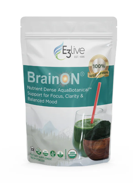 BrainOn, Mood and Focus Enhancer, E3 Live, Powder