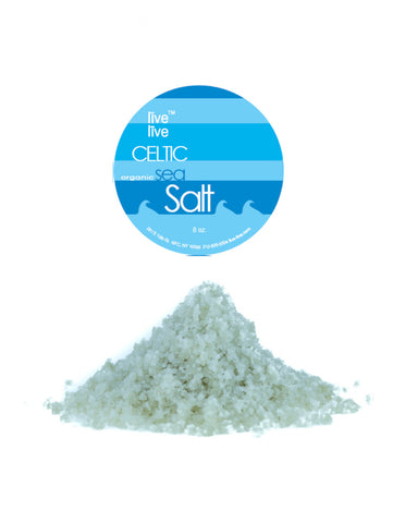 Celtic Sea Salt, 8oz, Live Live & Organic, Coarse