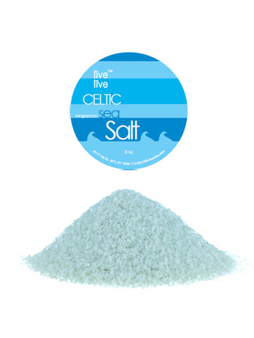 Celtic Sea Salt, 8oz, Live Live & Organic, Fine