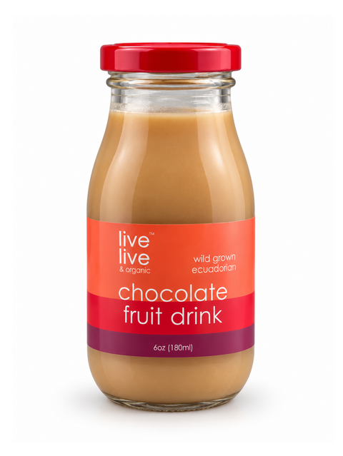chocolate fruit drink, 7oz, live live & organic