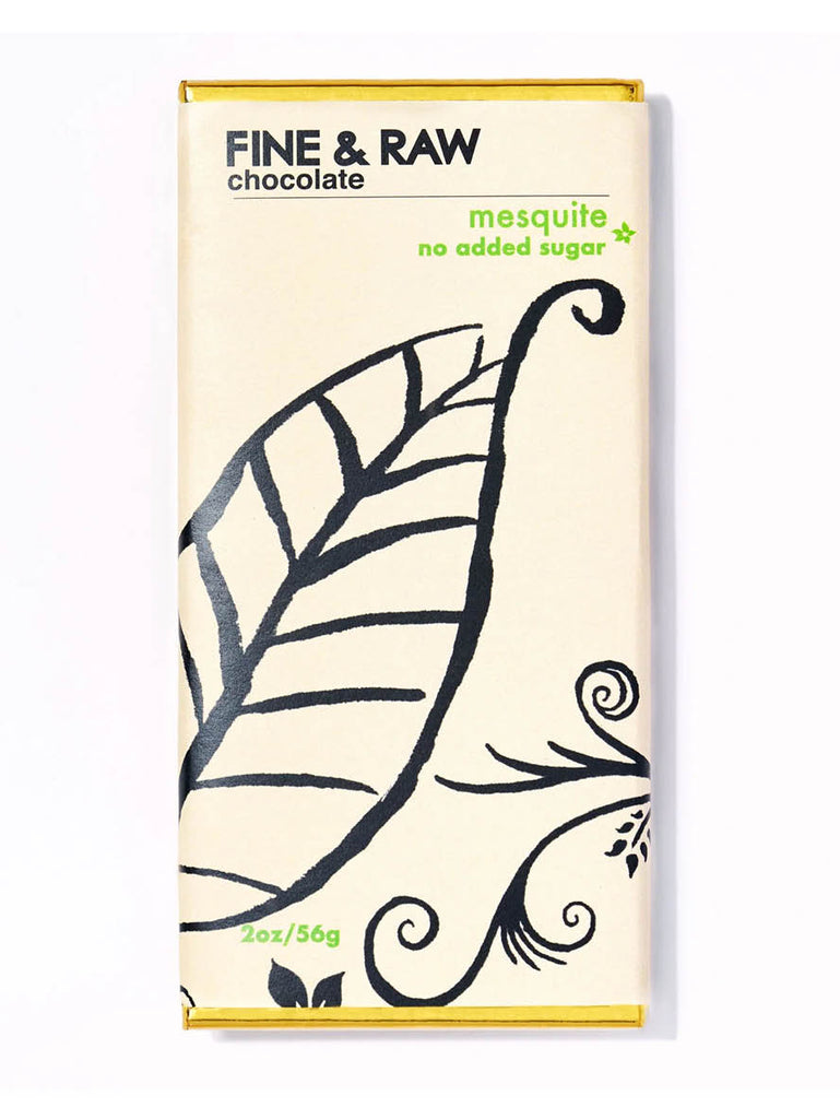 Mesquite Chocolate Bar, Signature Collection, Fine And Raw Chocolate