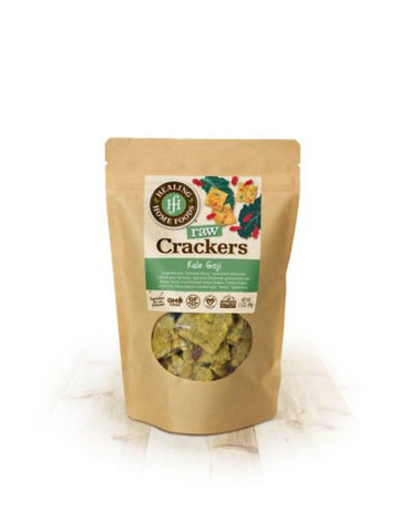 Raw Crackers, Kale Goji, 3.5oz, Healing Home Foods