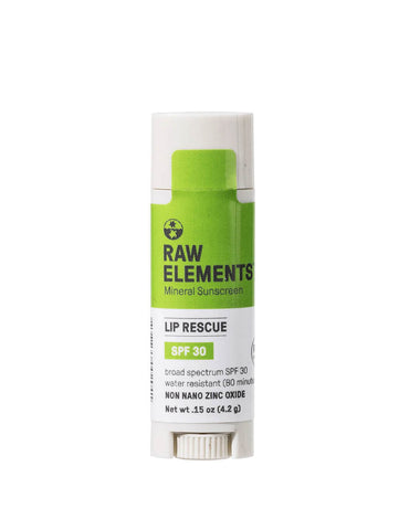 Lip Rescue, SPF 30, Raw Elements