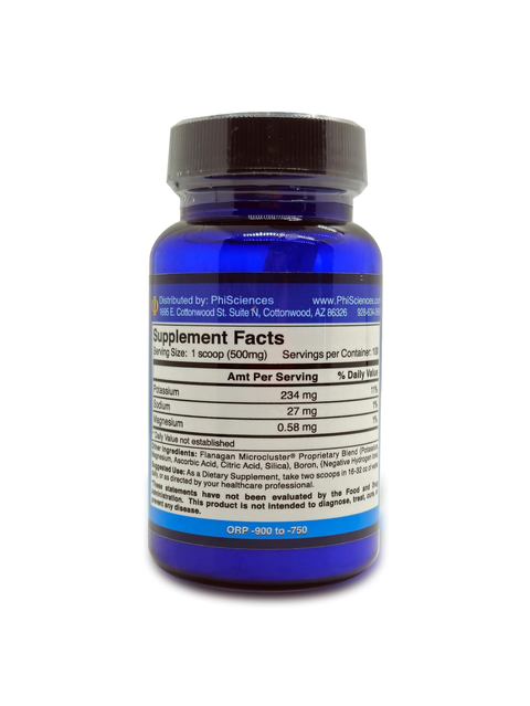 MegaHydrate, 50g Powder, Dr. Patrick Flanagan, Phi Sciences, supplement facts