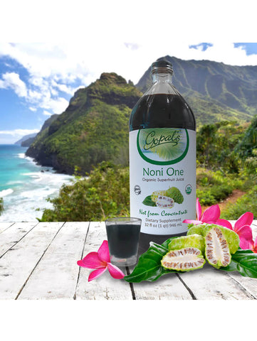 Noni One Organic SuperFruit Juice, Gopal's HealthFoods, 32oz, Lifestyle