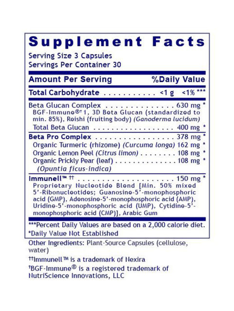 Nucleo Immune, 60 Veg Caps, Premier Research Labs, Supplement Facts