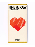 Oat Milk Chocolate Bar, 2oz, Heart Connection Collection, Fine & Raw