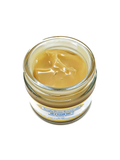 On A Clear Day, Blemish Banishing Moisturizer, 2oz, Simply Divine Botanicals, angled view inside jar