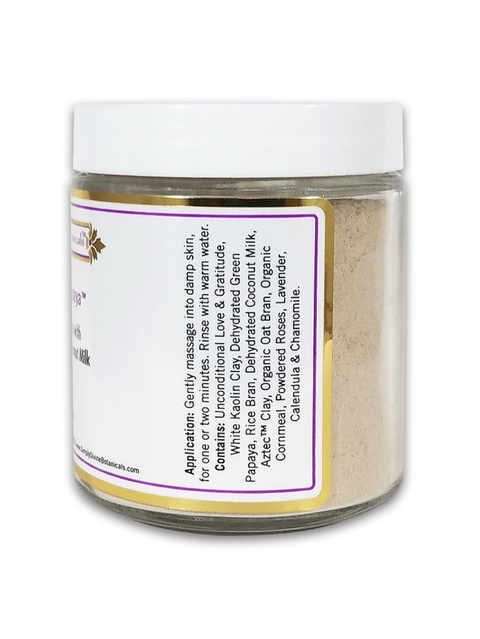 Peel Me A Papaya, 3oz, Simply Divine Botanicals, application on label