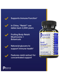 benefits list for Reishi Immune, 90 Veg Caps, Premier Research Labs