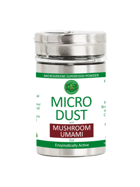 Umami Mushroom MicroDust, Nutrient-Packed Microgreens Seasoning, 1oz