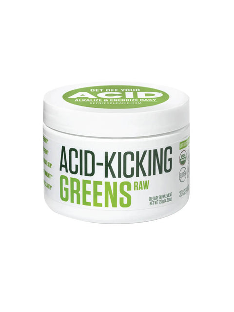 Acid Kicking Greens, Raw, 120g, Alkamind