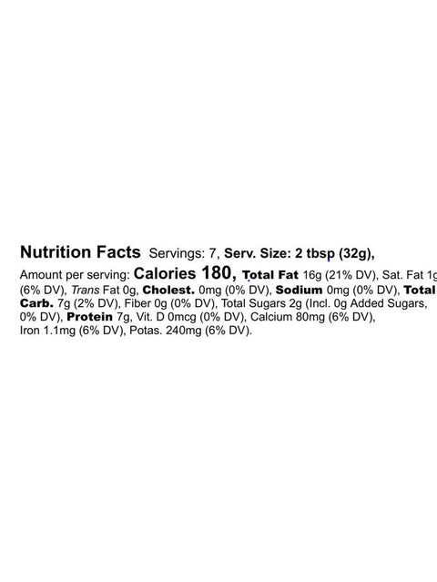 Almond Butter, European Truly Raw, Sprouted, 8oz, Blue Mountain Organics, Facts