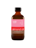 sweet almond oil, organic, 4oz, live live & organic
