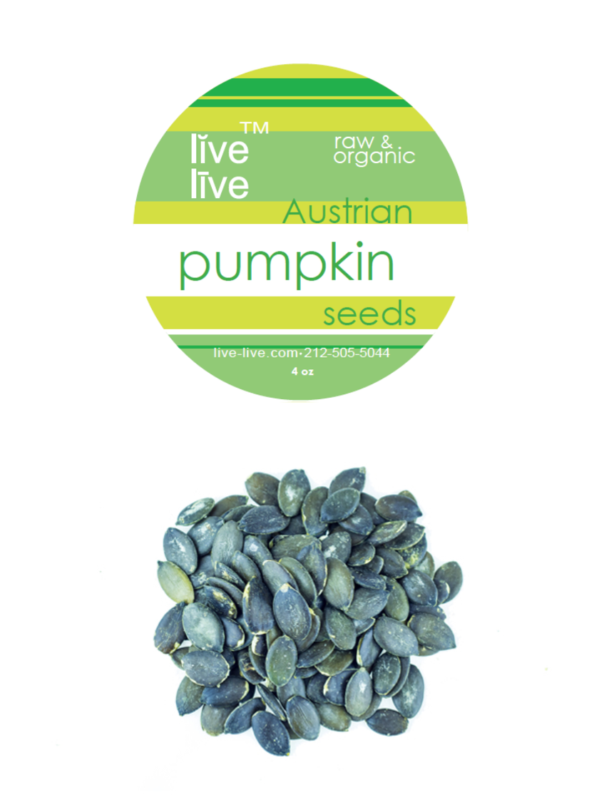 Austrian Pumpkin Seeds 4oz Live Live Organic