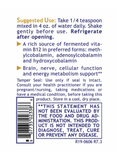 B12-ND, Sublingual, 2 fl.oz, Premier Research Labs, suggested use label