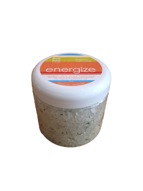 Bath Salts, Live Live & Organic, Energize