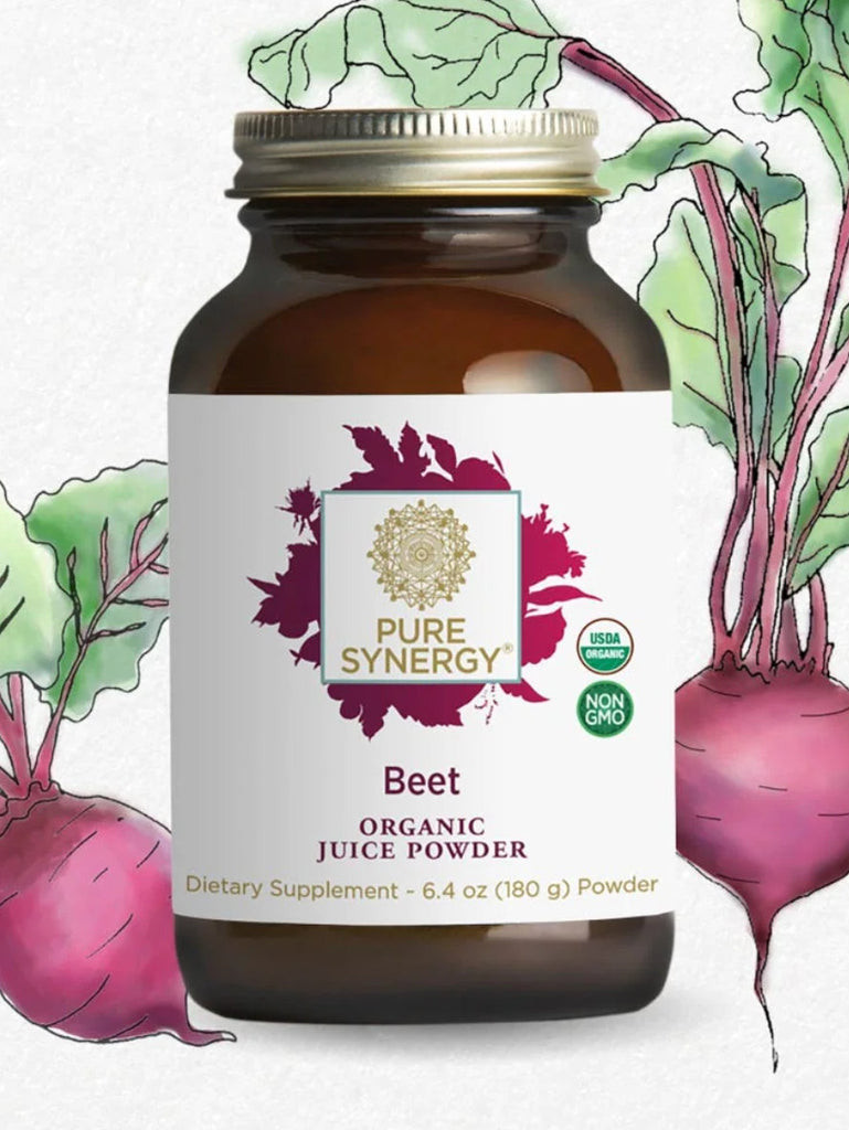 Organic Beet Juice Powder, 6.4oz, Pure Synergy